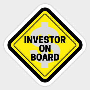 Investor On Board Sticker